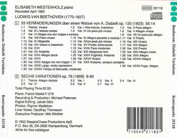 CD Ludwig van Beethoven: Diabelli Variations