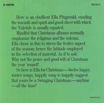 CD Ella Fitzgerald: Ella Wishes You A Swinging Christmas