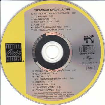 CD Ella Fitzgerald: Fitzgerald & Pass...Again