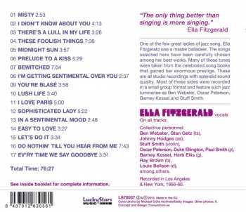CD Ella Fitzgerald: Sings Ballads For Lovers