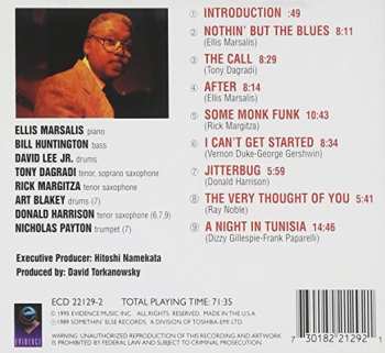 CD Ellis Marsalis: A Night At Snug Harbor, New Orleans