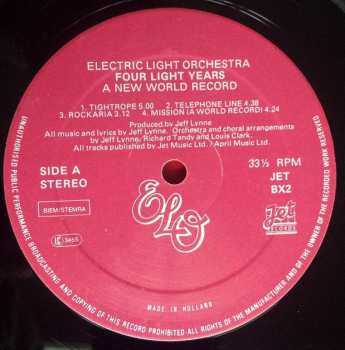 4LP/Zestaw pudełkowy Electric Light Orchestra: Four Light Years