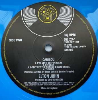2LP Elton John: Caribou CLR