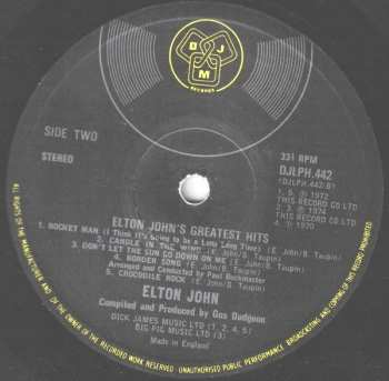 LP Elton John: Greatest Hits