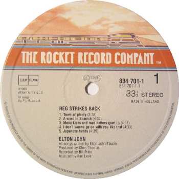 LP Elton John: Reg Strikes Back