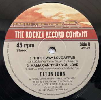 LP Elton John: The Thom Bell Sessions '77