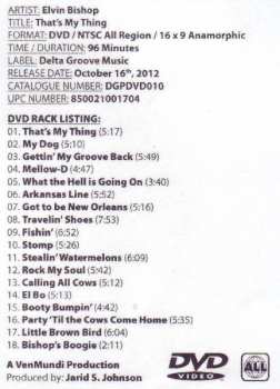 DVD Elvin Bishop: That's My Thing