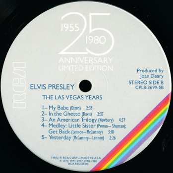 8LP/Zestaw pudełkowy Elvis Presley: Elvis Aron Presley (1955-1980 - 25 Anniversary) LTD | NUM
