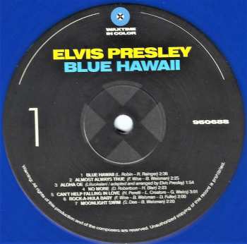 LP Elvis Presley: Blue Hawaii LTD | CLR