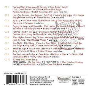 10CD/Zestaw pudełkowy Elvis Presley: Golden Boy  (All 146 Originals From The King 1954-1960 & 20 Rare Elvis-Tribute Songs)