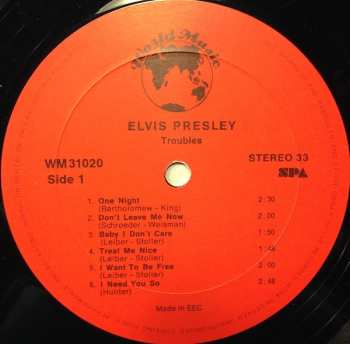 12LP/Zestaw pudełkowy Elvis Presley: His Best Years 1954-1960  -  Complete Works