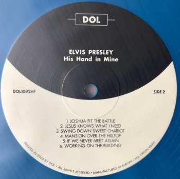LP Elvis Presley: His Hand In Mine LTD | CLR