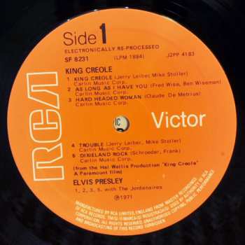 LP Elvis Presley: King Creole