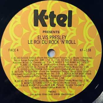 2LP Elvis Presley: Les 40 Plus Grands Succès (Le Roi Du Rock 'N' Roll)