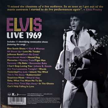 11CD/Zestaw pudełkowy Elvis Presley: Live 1969