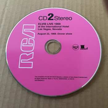 11CD/Zestaw pudełkowy Elvis Presley: Live 1969