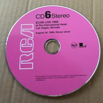 11CD/Zestaw pudełkowy Elvis Presley: Live 1969