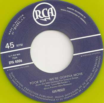 SP Elvis Presley: Love Me Tender CLR | LTD