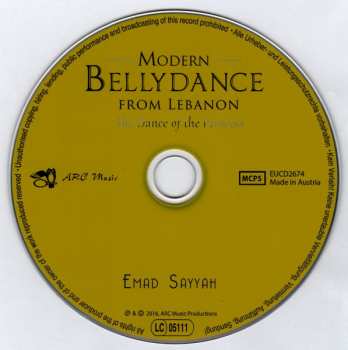CD Emad Sayyah: Modern Bellydance Music From Lebanon (The Dance Of The Princess)