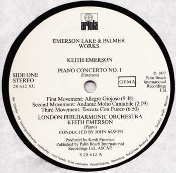 2LP Emerson, Lake & Palmer: Works (Volume 1)