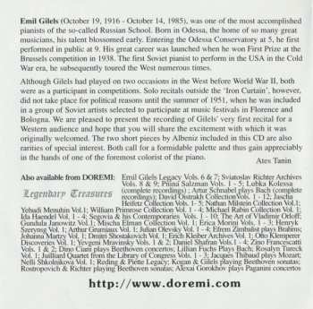 CD Emil Gilels: Legacy Vol. 5 - First Recital In The West