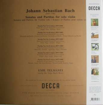 3LP/Zestaw pudełkowy Johann Sebastian Bach: Three Sonatas And Three Partitas For Unaccompanied Violin