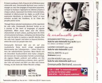 CD/DVD Emmanuelle Bertrand: Le Violoncelle Parle