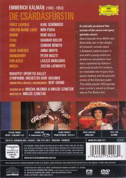 DVD Emmerich Kálmán: Die Csárdásfürstin [operetta film, 1971]