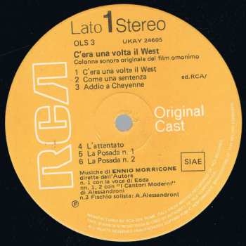 LP Ennio Morricone: C'Era Una Volta Il West