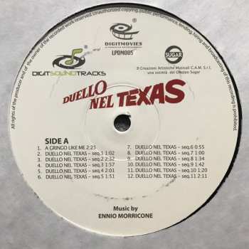 LP Ennio Morricone: Duello Nel Texas (Original Motion Picture Soundtrack) LTD