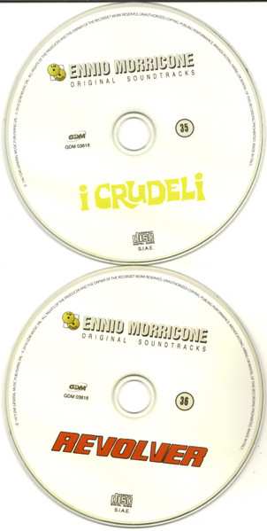 2CD Ennio Morricone: I Crudeli / Revolver (Original Soundtracks) LTD