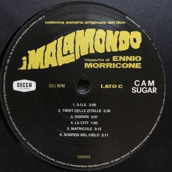 2LP Ennio Morricone: I Malamondo