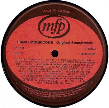 LP Ennio Morricone: Original Soundtracks