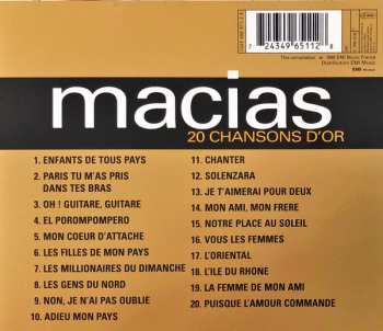 CD Enrico Macias: 20 Chansons D'or