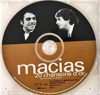 CD Enrico Macias: 20 Chansons D'or