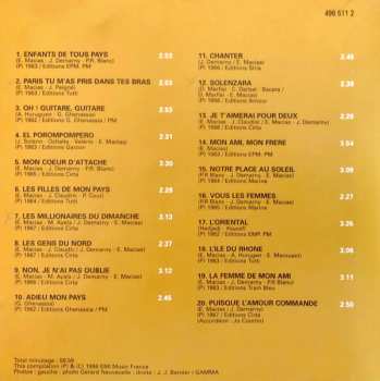 CD Enrico Macias: 20 Chansons D'or