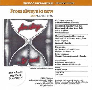 CD Enrico Pieranunzi: From Always To Now