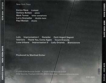 CD Enrico Rava: New York Days
