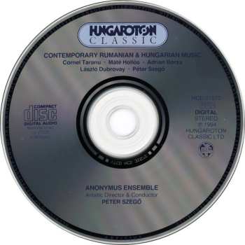 CD Anonymus Ensemble: Contemporary Rumanian And Hungarian Music