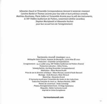 CD Ensemble Correspondances: Les Plaisirs Du Louvre (Airs Pour La Chambre De Louis XIII)