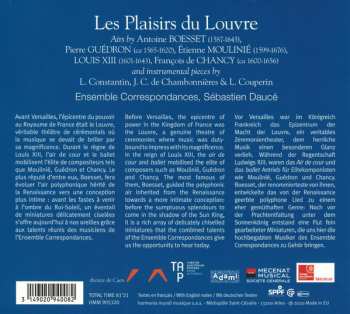 CD Ensemble Correspondances: Les Plaisirs Du Louvre (Airs Pour La Chambre De Louis XIII)