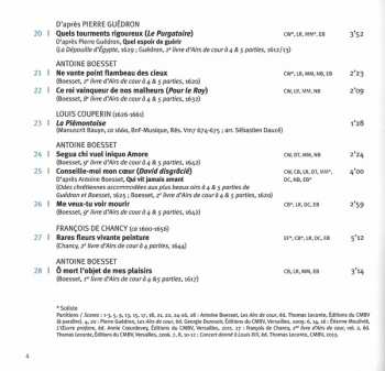 CD Ensemble Correspondances: Les Plaisirs Du Louvre (Airs Pour La Chambre De Louis XIII)