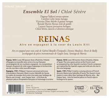 CD Ensemble El Sol: Reinas - Airs En Espagnol À La Cour De Louis XIII
