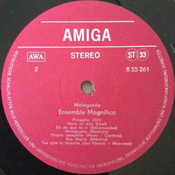 LP Ensemble Magnifico: Malagueña