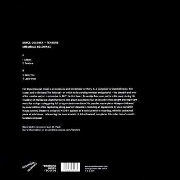 LP Ensemble Resonanz: Bryce Dessner: Tenebre