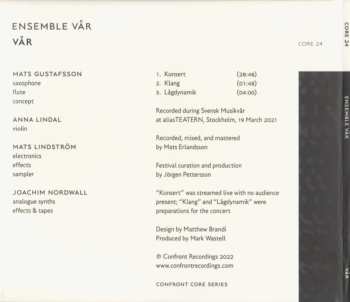 CD Ensemble VÅR: Vår