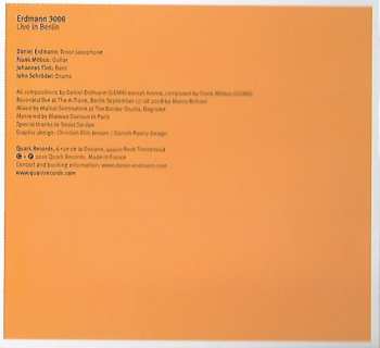 CD Erdmann 3000: Live In Berlin