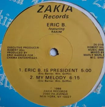 Eric B. Is President 