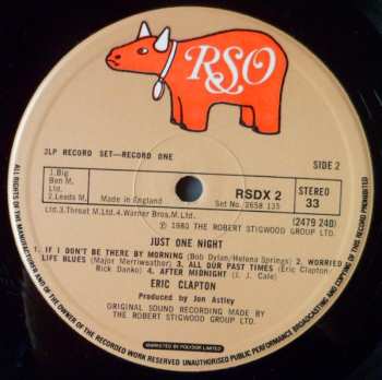 2LP Eric Clapton: Just One Night