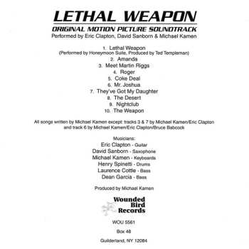 CD Eric Clapton: Lethal Weapon Original Motion Picture Soundtrack